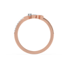 Twinkle Twist Fashion Ring-18kt Rose Gold Vermeil Lab Grown Diamond