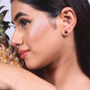 Lukson Verdant Tranquility 18k Gold Lab Grown Diamond Stud Earrings Online in India