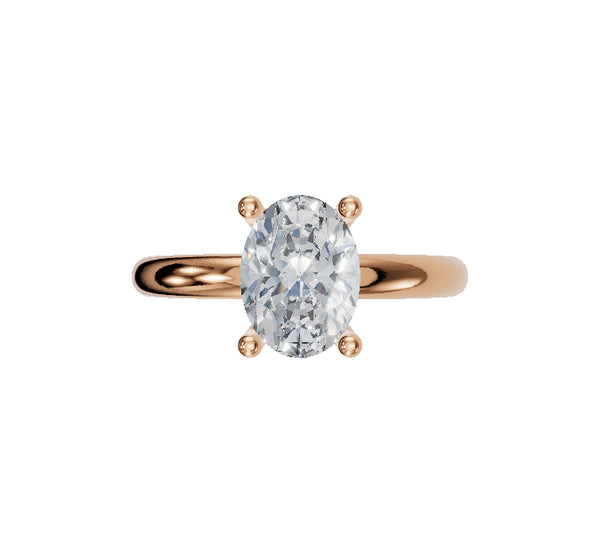 Rose Gold | Solitaire | Round