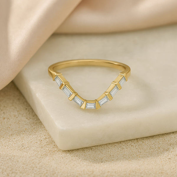 Lukson Baguette Brilliance Lab Grown Diamond Ring for Women