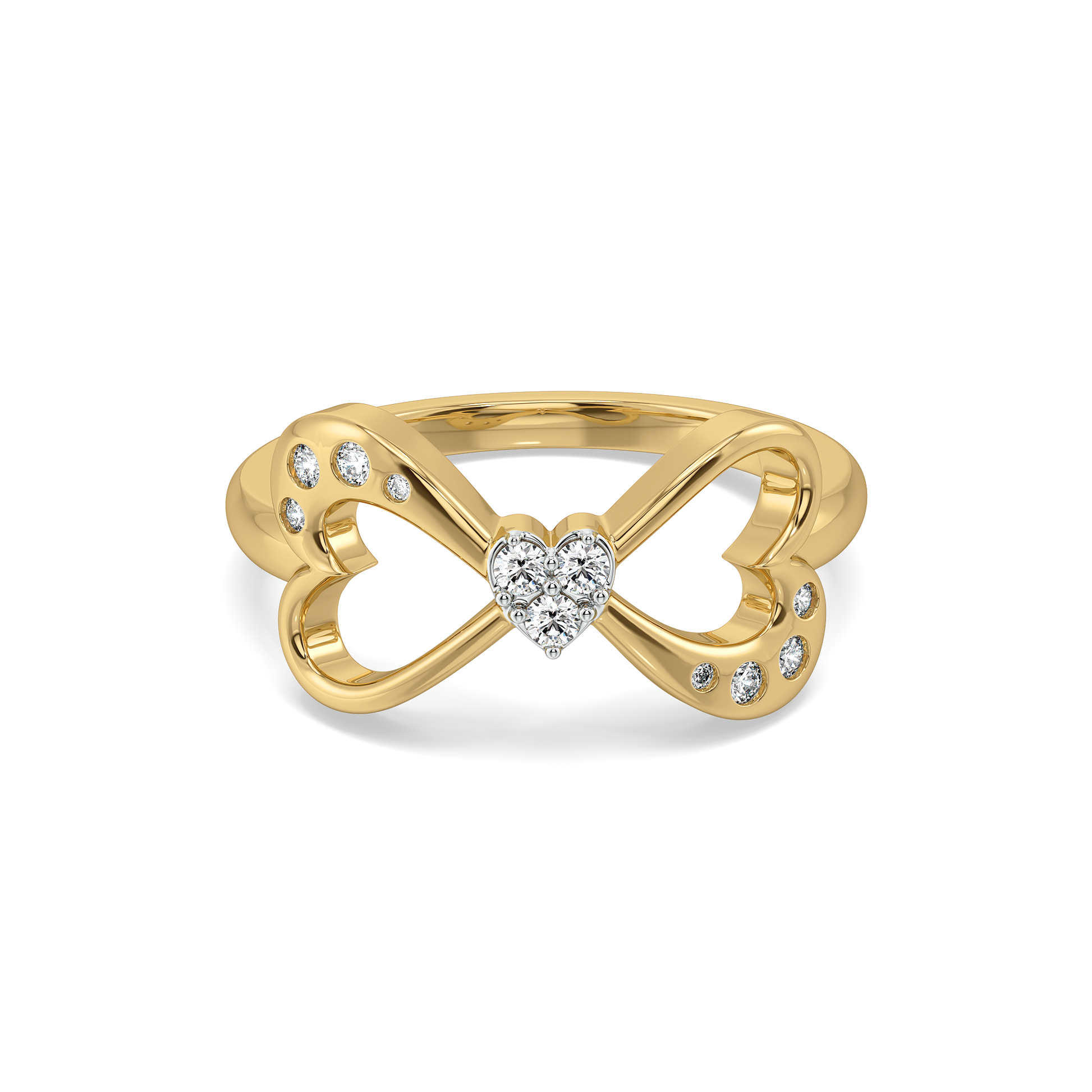 Endless Love Heart Lab Grown Diamond Ring