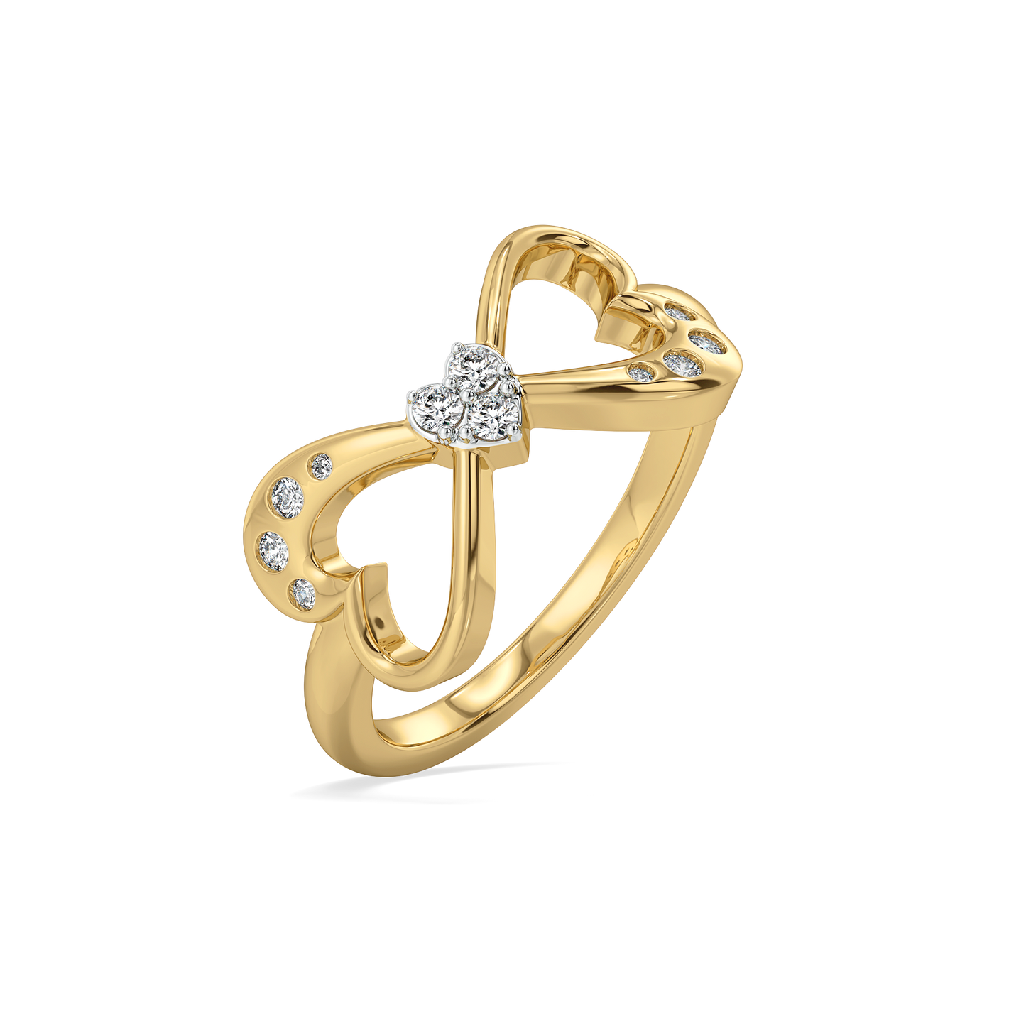 Endless Love Heart Lab Grown Diamond Ring