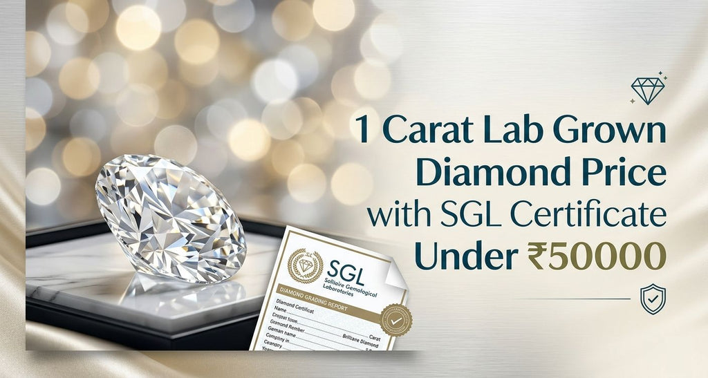 1 Carat Lab Grown Diamond Price with SGL Certificate