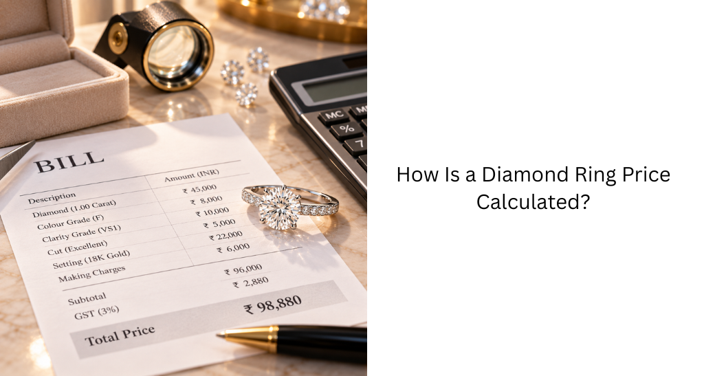 How Is a Diamond Ring Price Calculated?