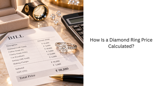 How Is a Diamond Ring Price Calculated? Diamond, Gold, Making Charges and GST