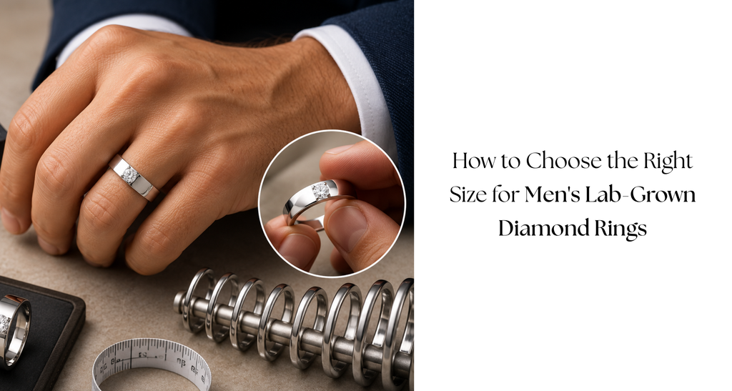 How to Choose the Right Size for Men's Lab-Grown Diamond Rings