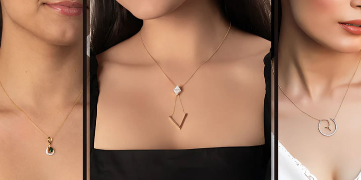 Diamond pendant necklace