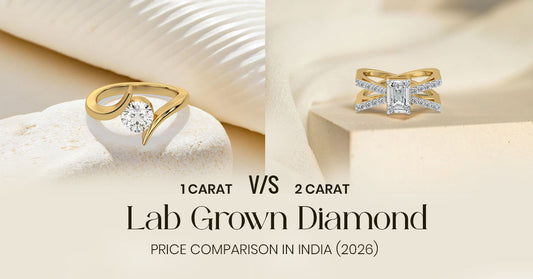 1 Carat vs 2 Carat Lab Grown Diamond Price Comparison in India (2026)