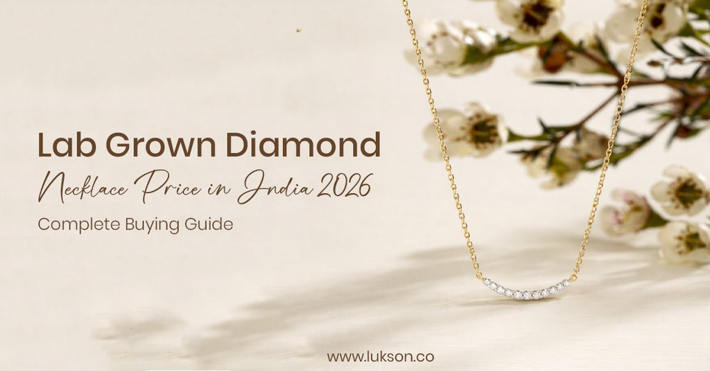 Lab Grown Diamond Necklace Price in India