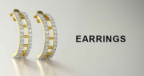 Lab Grown Dimaond Earrings in India
