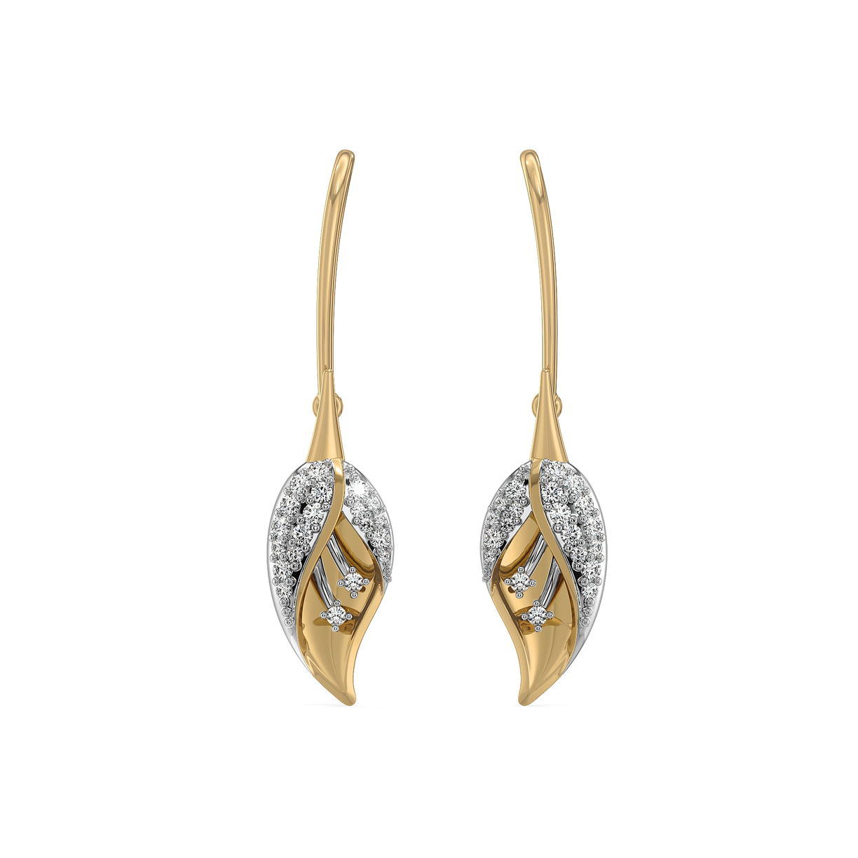 Enchanted Bud - Lab diamond Drop Earrings