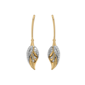 Enchanted Bud - Lab diamond Drop Earrings