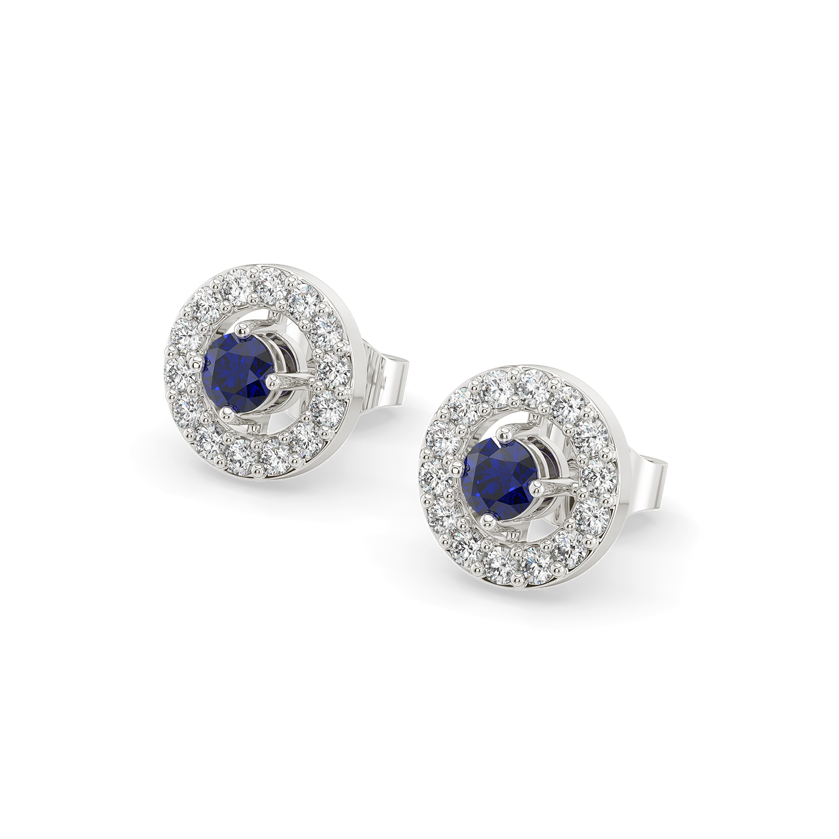 Lukson Protection Lab Diamond Stud Earrings