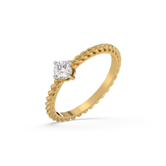 Twist of Fate - Lab Diamond Solitaire Ring