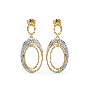 Tidal Grace - Lab Diamond Drop Earrings