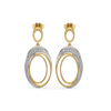 Tidal Grace Earrings Lab Grown Diamond - Lukson 