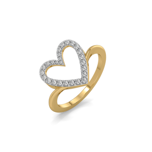 Everlasting Journey - Lab Diamond Heart Ring