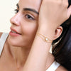 Golden Edge - Lab Grown Diamond Solitaire Bracelet - Lukson 
