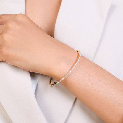 Line of Light - Lab Diamond Bangle