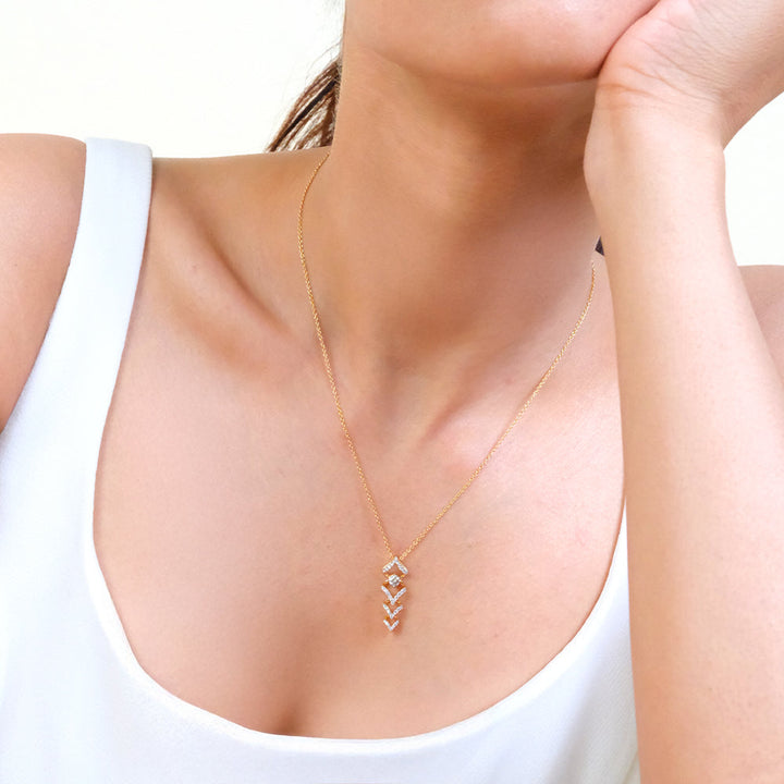 Fierce Aura - Lab Diamond Solitaire Necklace