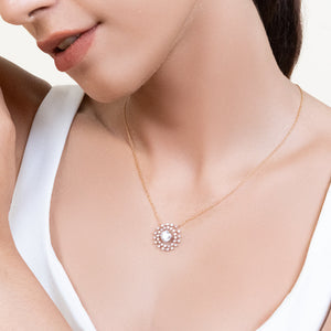 Rain-Dance - Lab Diamond Solitaire Necklace