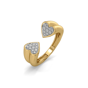 Timeless Loop - Lab Diamond Heart Ring