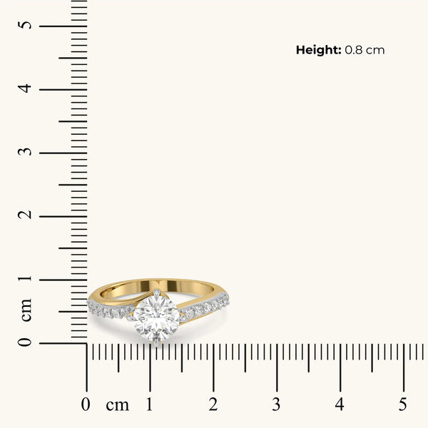 Enchanted Heart - Pure Gold Lab Diamond Engagement Ring