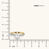 The Dual Path - Pure Gold Lab Diamond Engagement Ring
