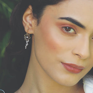 Flora Dewdrops - Lab Diamond Earrings