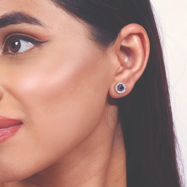 Lukson lab grown diamond sparkle studs