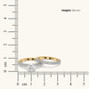 Timeless Round Lab Diamond Bridal Ring Set