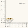 Enchanted Oval - Pure Gold Lab Diamond Promise Ring