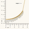 Afterlight Bloom - Pure Gold Lab Diamond Choker Necklace