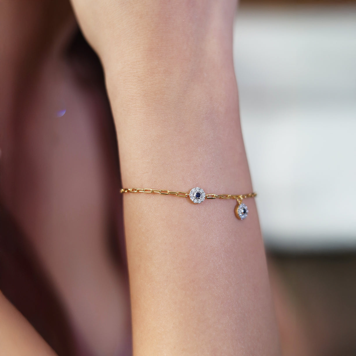 Eternal Glow - Lab Grown Diamond Charm Bracelet