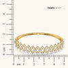 Netfall Pure Gold Lab Diamond Bangle