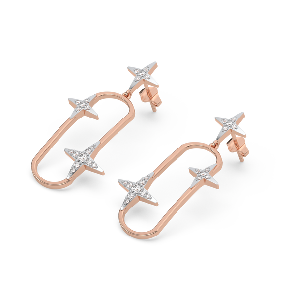 Lukson lab grown diamond shooting star