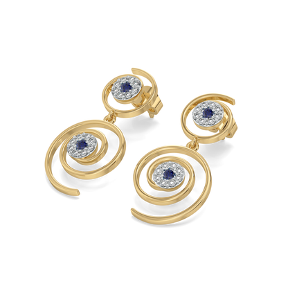 Evil Eye Elixir Drops - Lab Grown Diamond Earrings