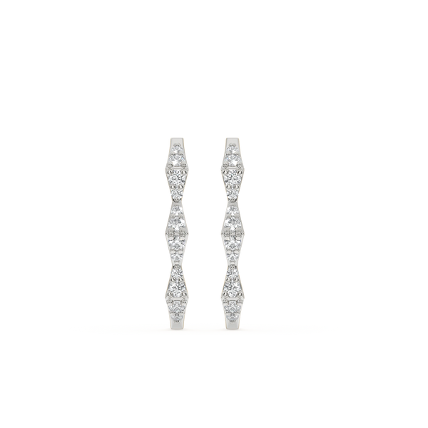 Lab grown diamond jewelry style earrings - Lukson