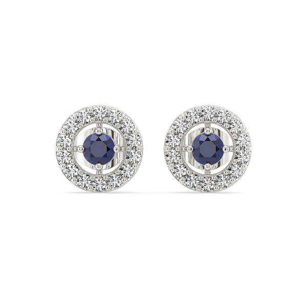 Wink of Protection Lab Diamond Stud Earrings