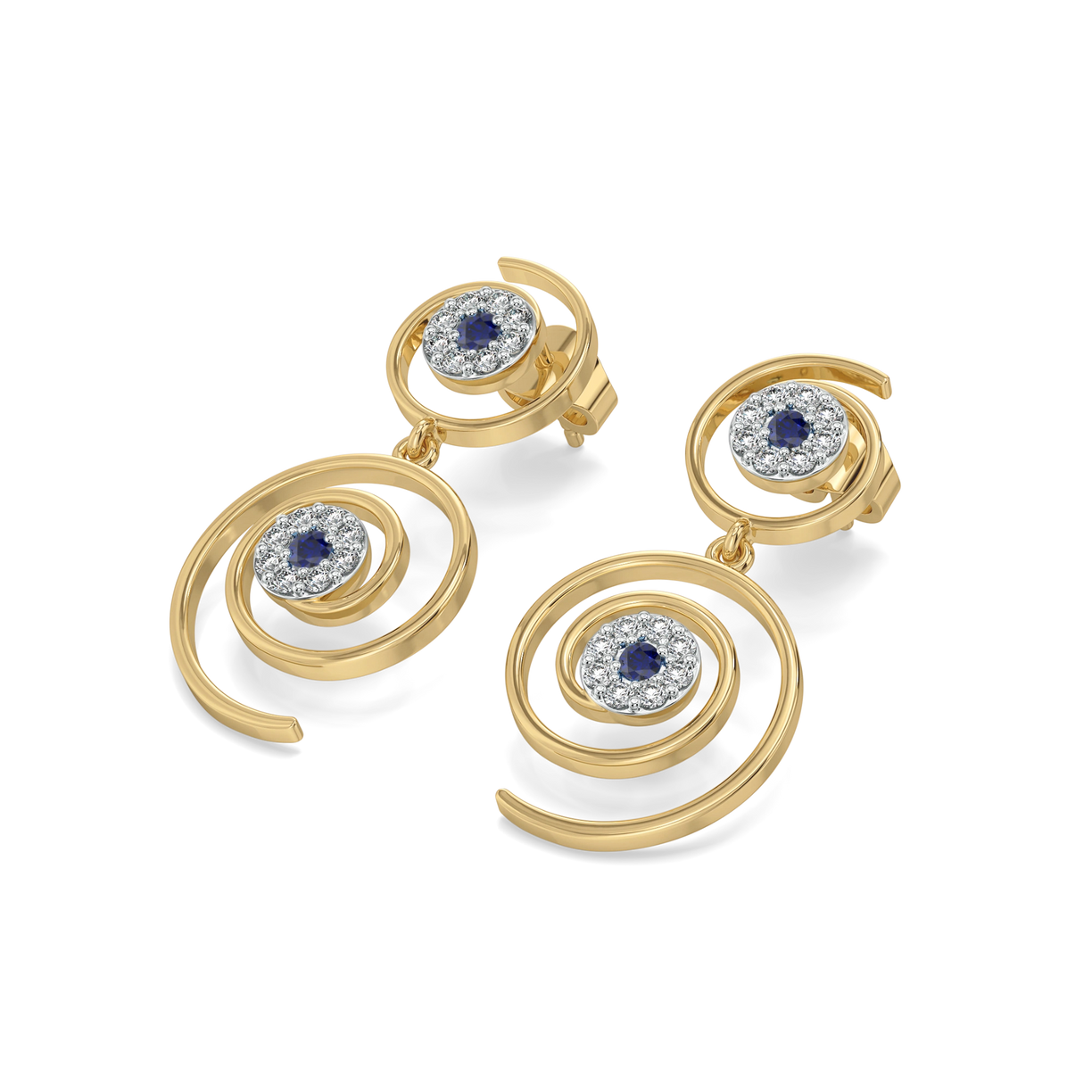 Evil Eye Elixir - Lab Diamond Drop Earrings