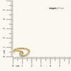 Twist of Light Pure Gold Lab Diamond Ring