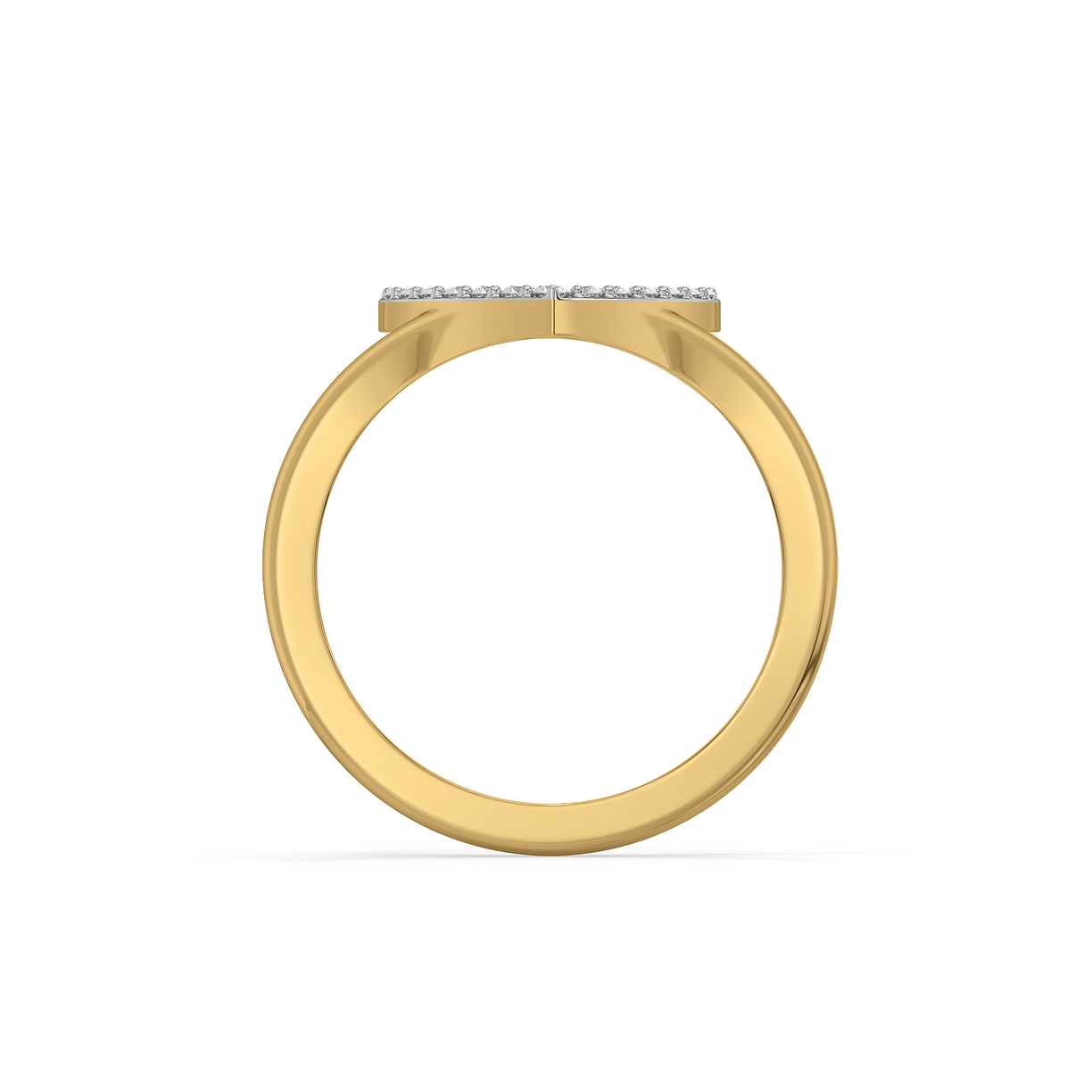 Everlasting Journey Heart Ring - 18kt Gold Vermeil Lab Grown Diamond