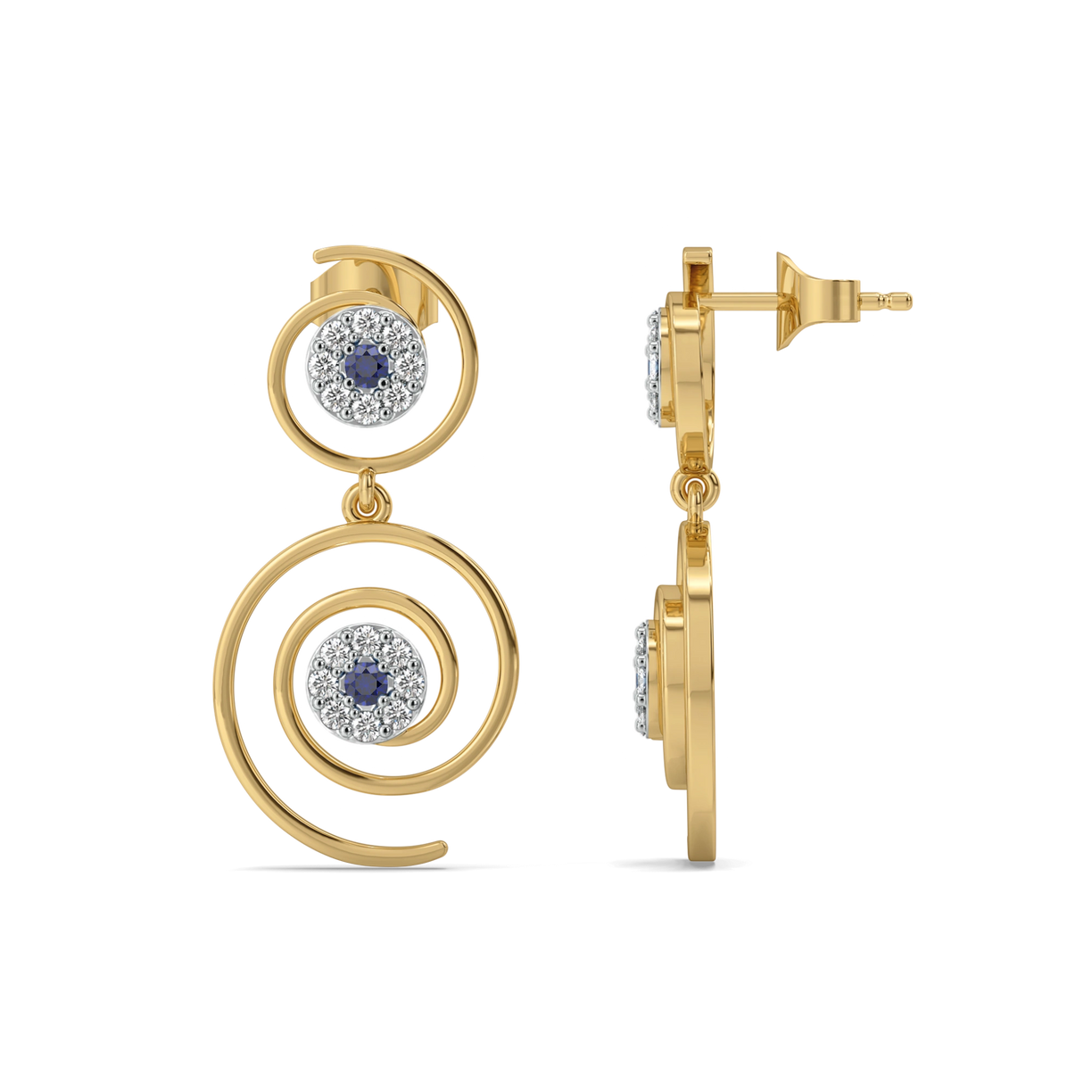Evil Eye Elixir - Lab Diamond Drop Earrings