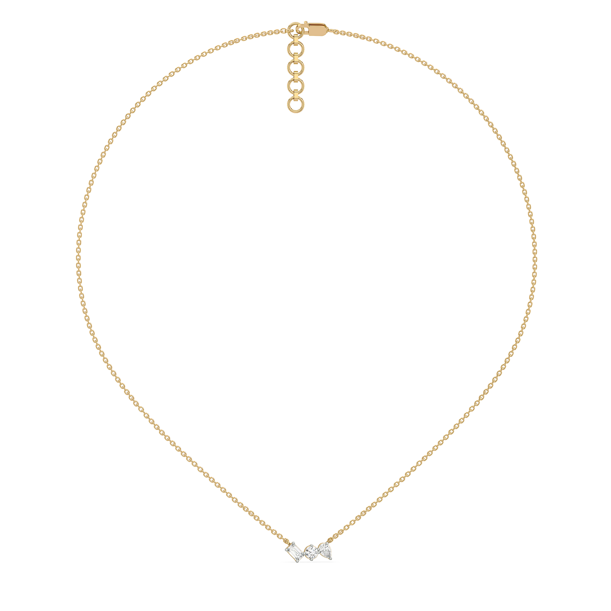 Toi-et-Moi - Lab Diamond Necklace