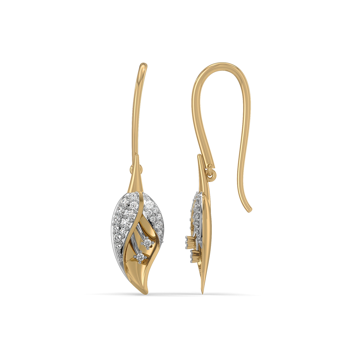 Enchanted Bud - Lab diamond Drop Earrings