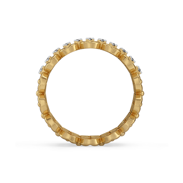 Twilight Cocktail 18k Gold Vermeil Lab Grown Diamond Ring - Lukson 