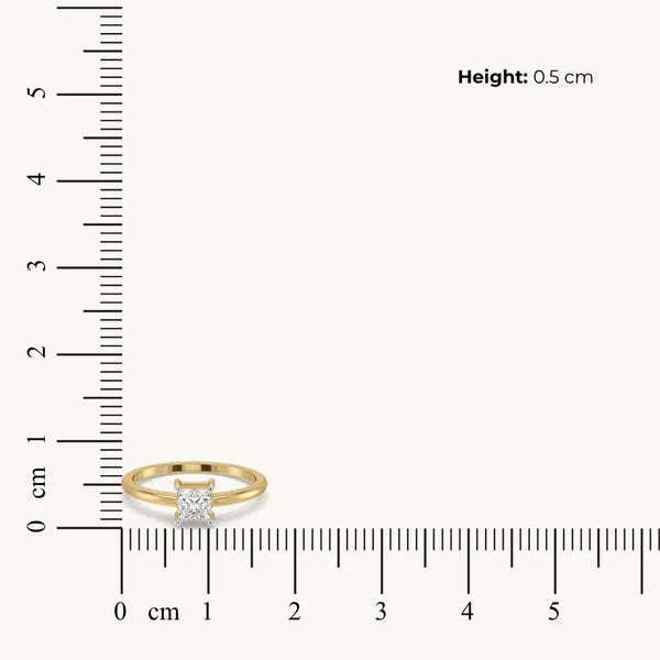Modern Muse - Pure Gold Lab Diamond Ring