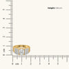 Cornerstone Pure Gold Lab Diamond Men's Ring