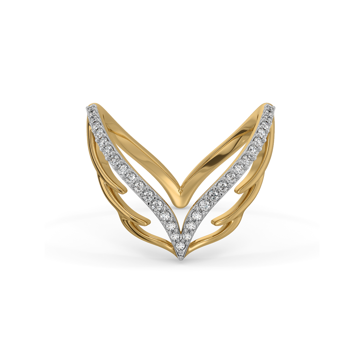 Angel's Embrace Vanki Ring-18kt Gold Vermeil Lab Grown Diamond Ring