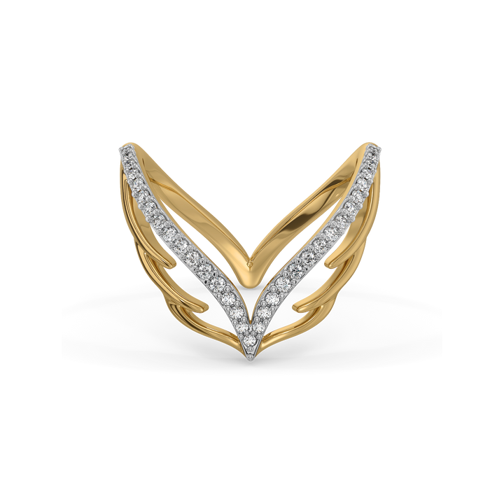 Angel's Embrace Vanki Ring-18kt Gold Vermeil Lab Grown Diamond Ring